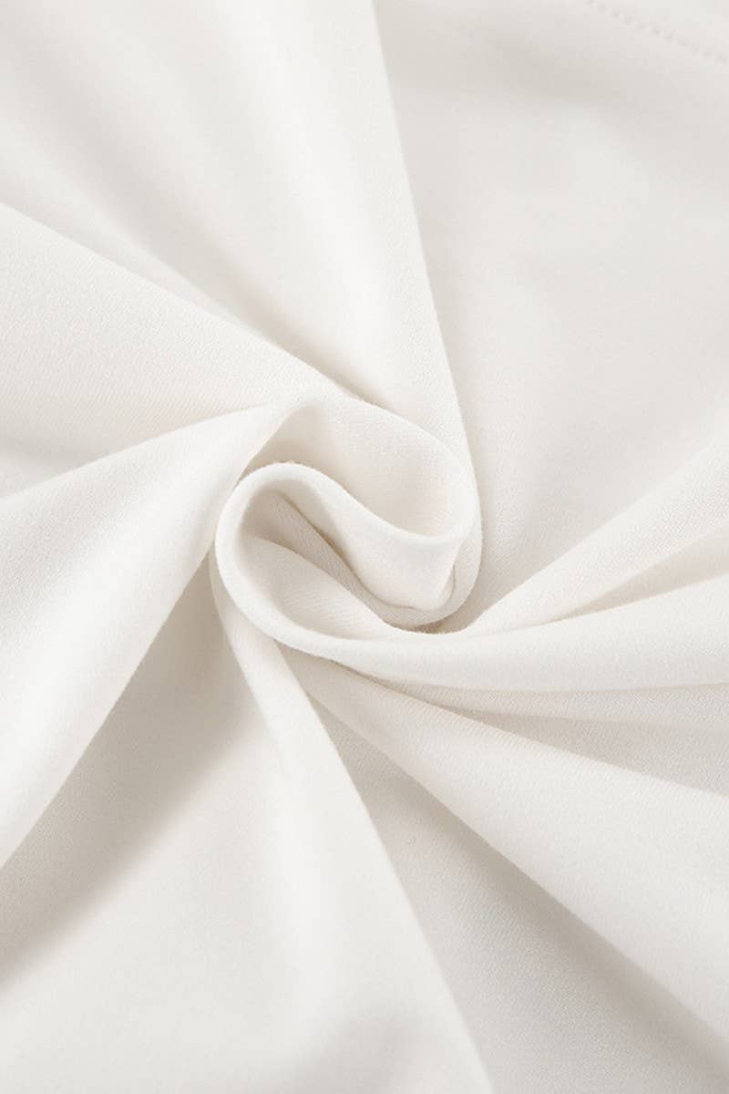 CWSPJ0336_SOLID COLOR KNITTED LONGSLEEVED SHORTS PAJAMA SET