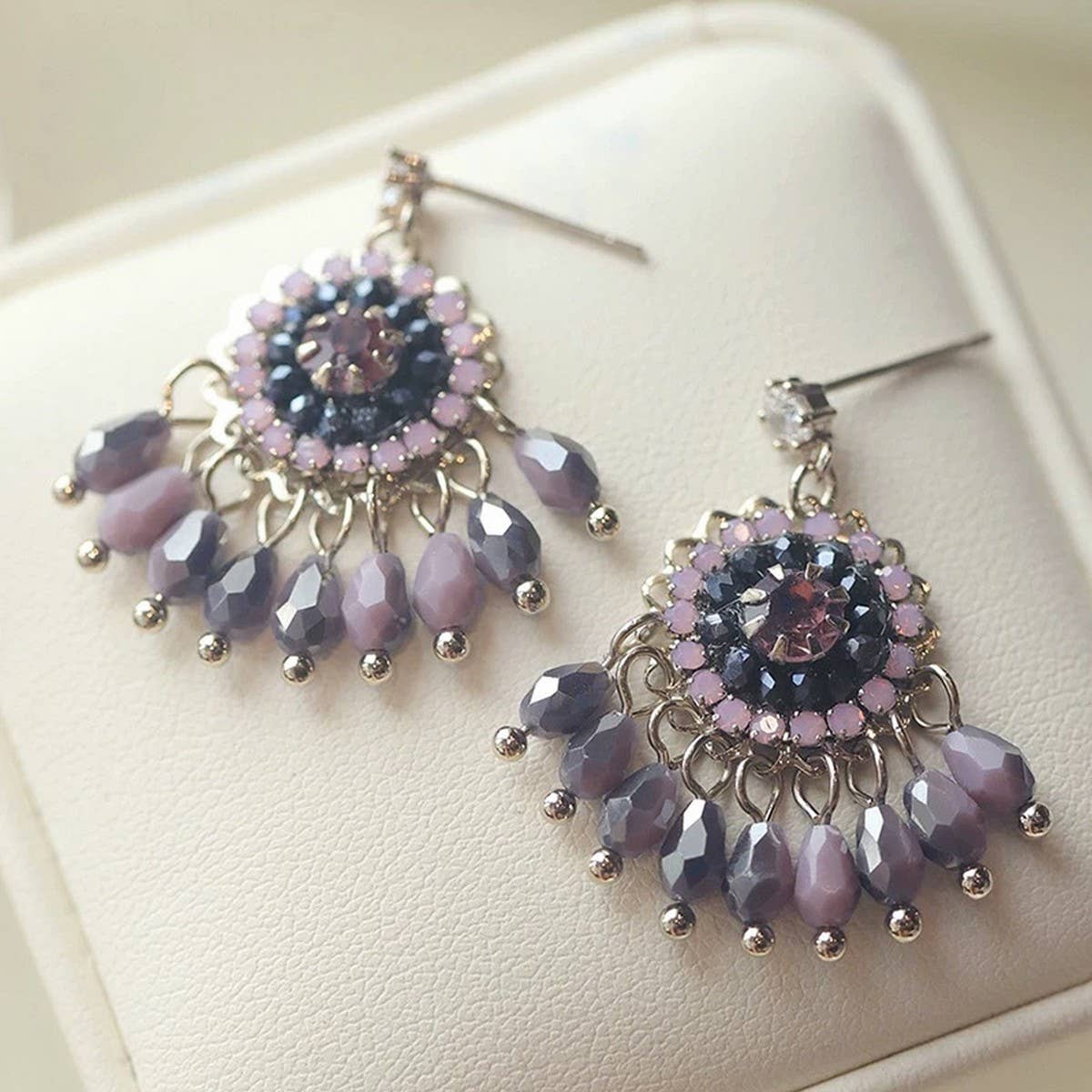 RETRO TASSEL TEMPERAMENT PERSONALITY EARRINGS