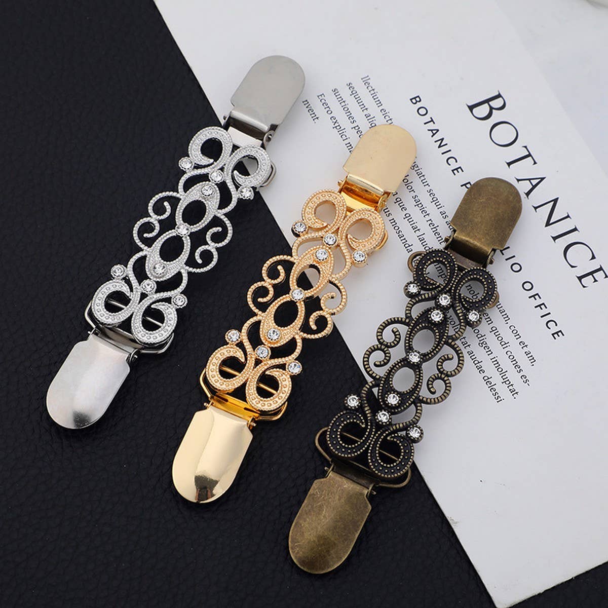 HOT SALE RETRO SHAWL CLIP FOR LADIES WITH DIAMONDS