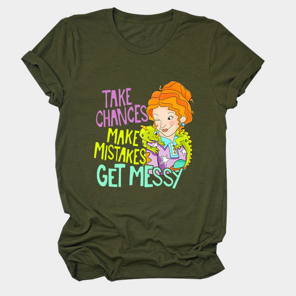 Positive Message Tee ?œTake Chances??Print_CWTTS1484