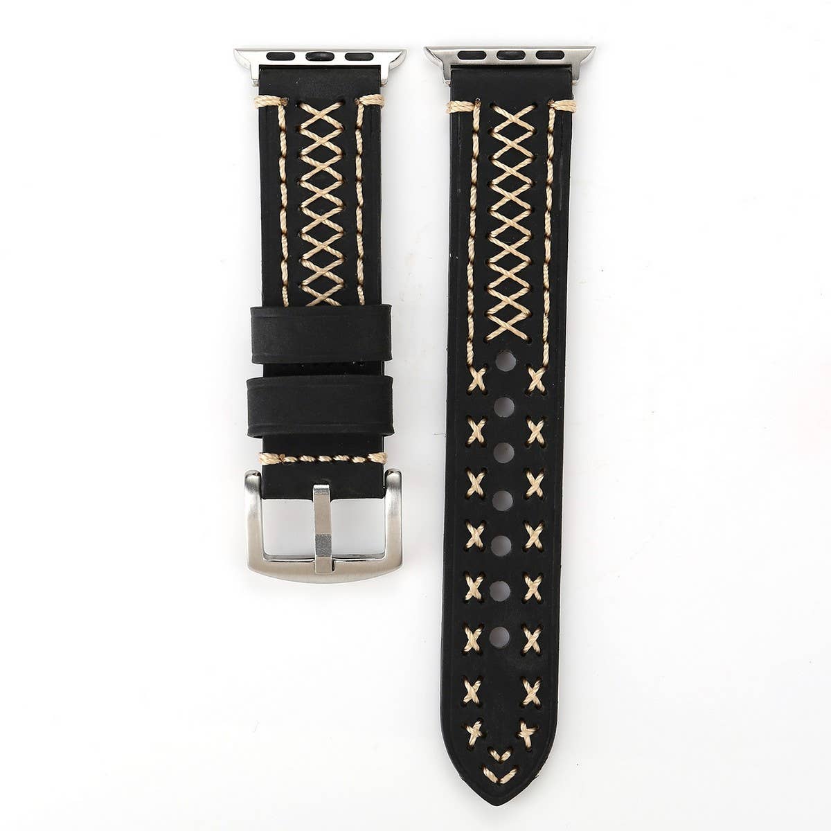 APPLE WATCH9-1 HANDMADE LEATHER STRAP_CWASC1580