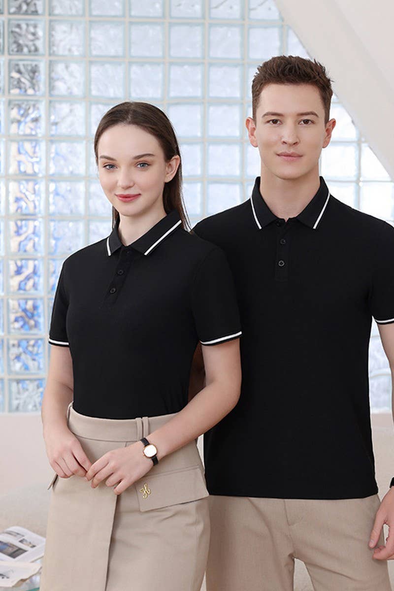 CWTBLS02423_CUSTOM COLLARED POLO WORK SHIRT