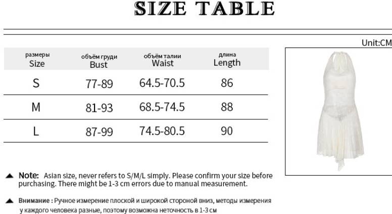 CWDHL0781_SEXY BACKLESS HALTER LACE MINI DRESS