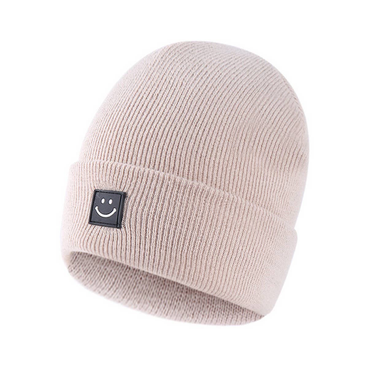 CHILDREN'S SMILEY BABY ALL-MATCH CUTE KNITTED HAT_CWAH1749