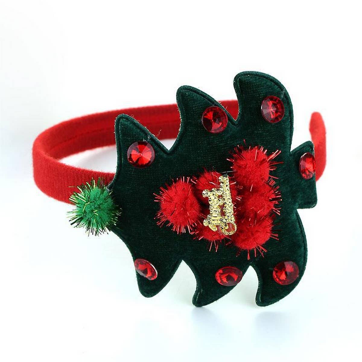 Christmas Tree Plush Headband -Cute Hair Accessory