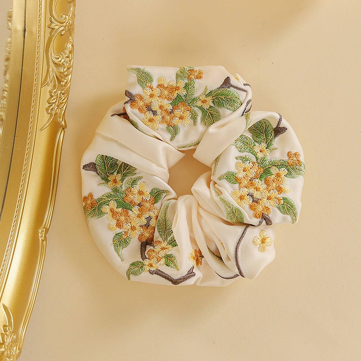 Osmanthus Embroidered Hair Tie for Hanfu & Qipao_CWAHA5409