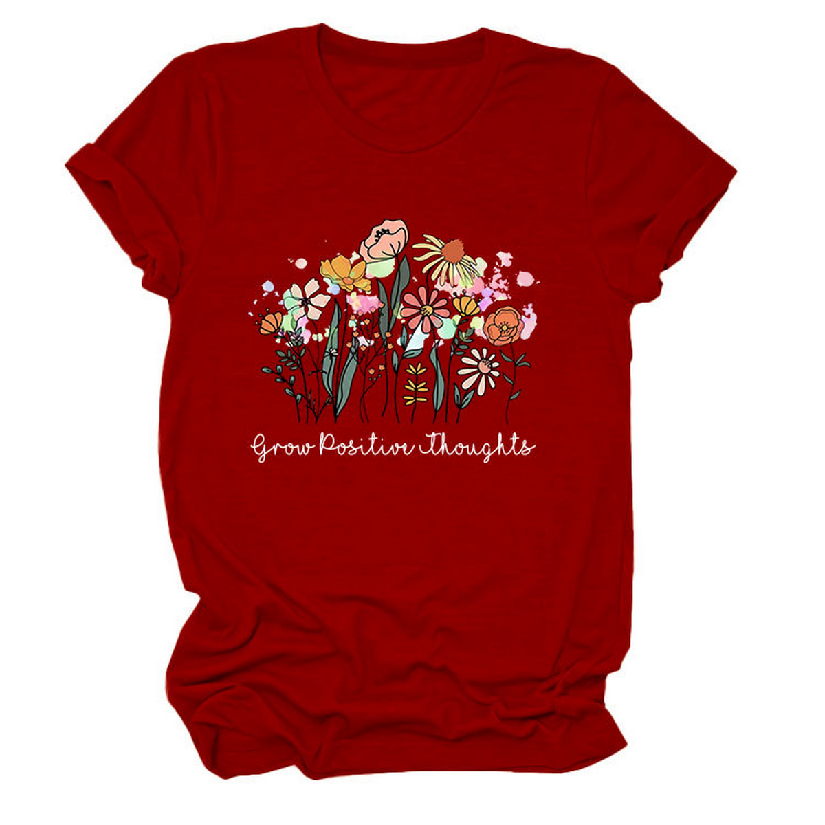 Women??¢s Casual Crew Neck T-Shirt, Soft Fit_CWTTS1488