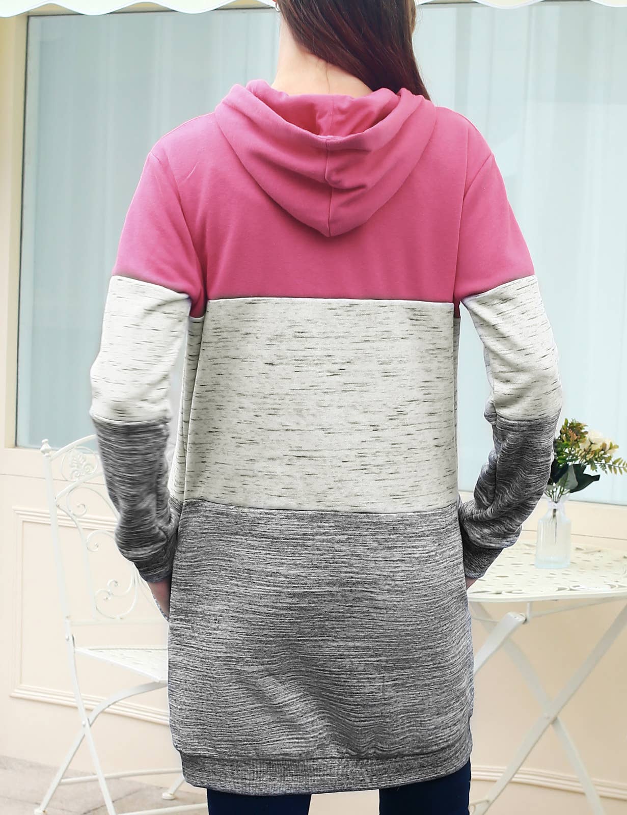 CWOHOL449_Lightweight Thin Long Hoodie