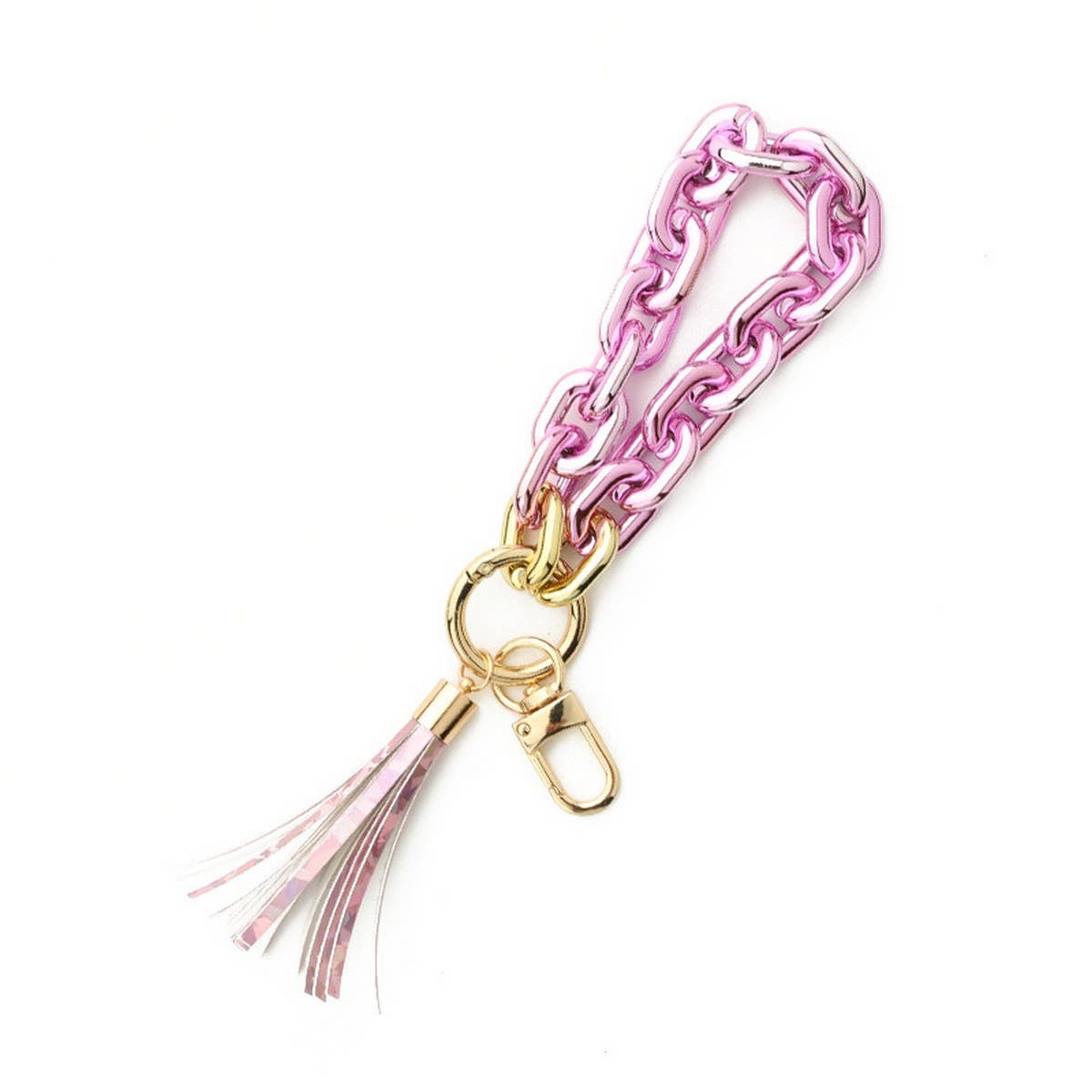Silicone Bead Bracelet with Beech Wood Keychain_CWAB5012