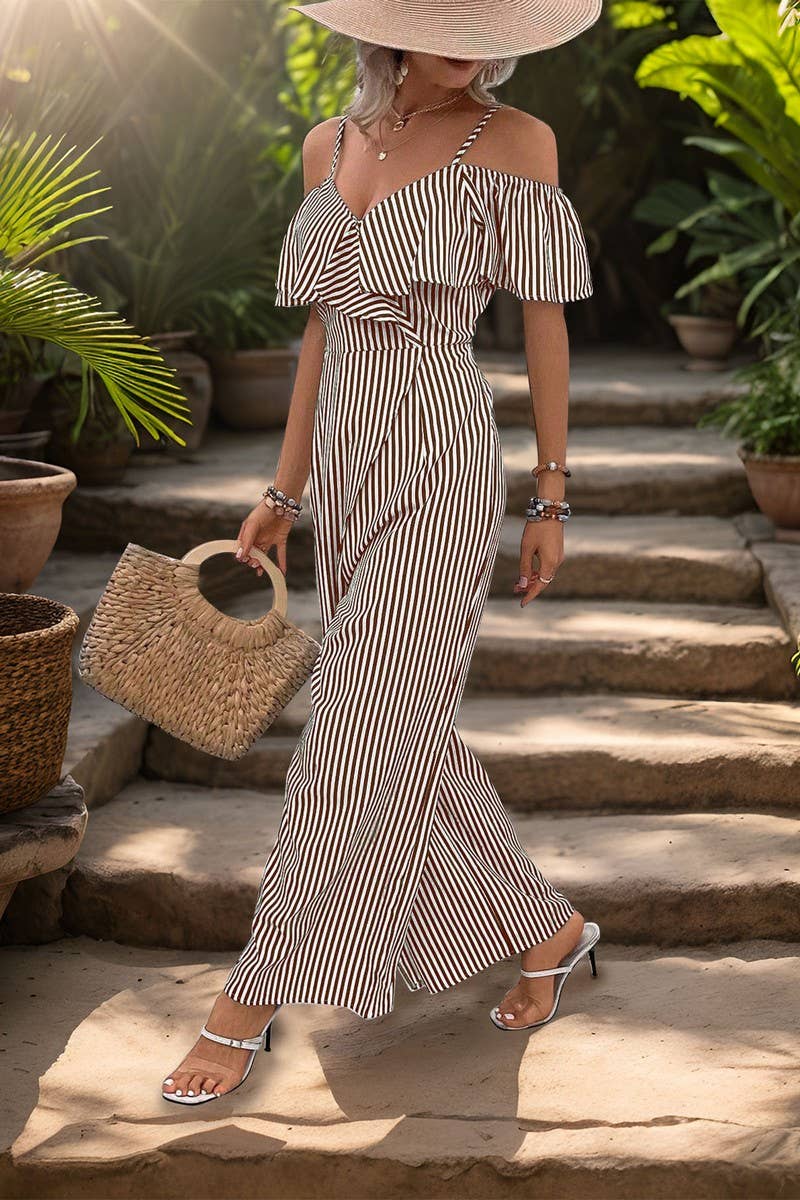 CWSJS0881_STRIPED SUSPENDERS WIDE-LEG JUMPSUIT