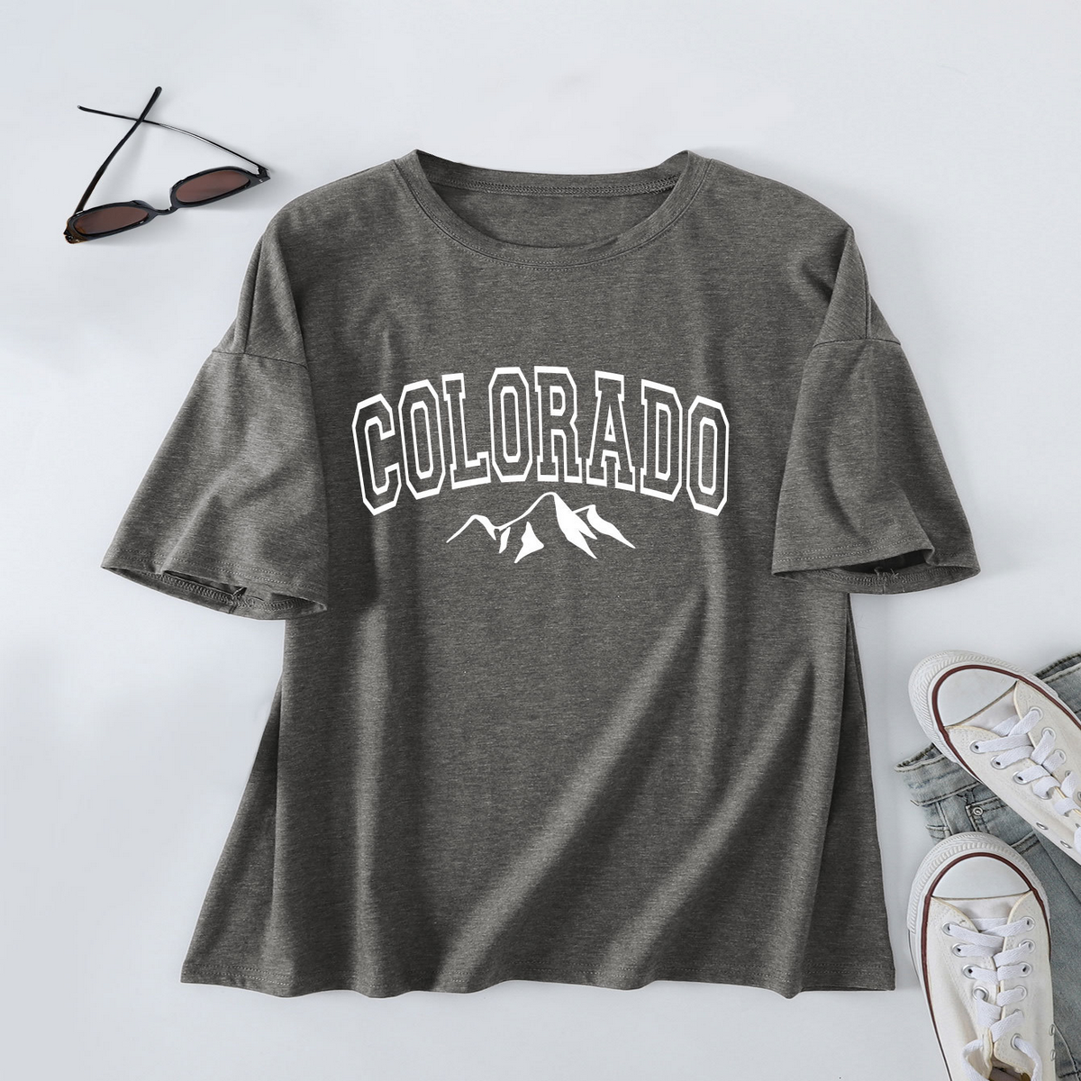 Women¡¯s Basic Tee, Baggy Fit, Stylish Design