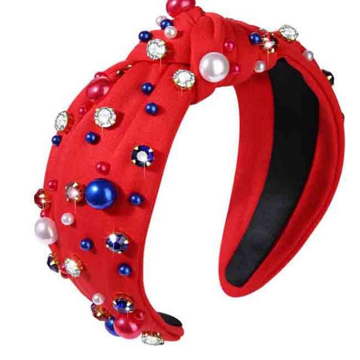 INDEPENDENCE DAY WIDE-BRIMMED PEARL HEADBAND_CWAHA1250