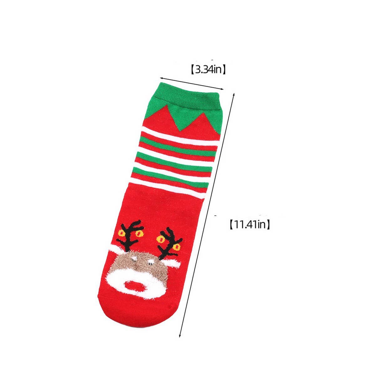 CWMS02722_CHRISTMAS CARTOON CREW SOCKS SANTA