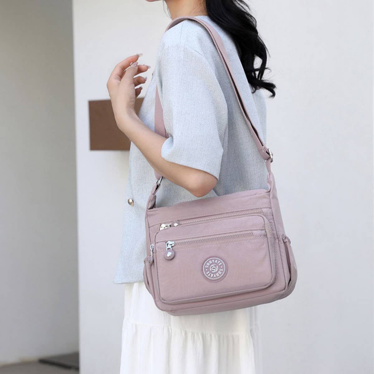 COMMUTING FASHION TRAVEL SHOULDER MESSENGER BAG