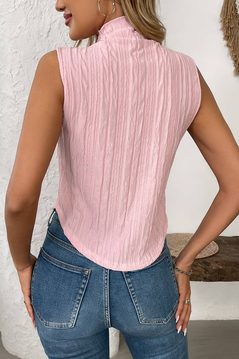 CWTTSL0326_SUMMER SEXY SLEEVELESS SHORT WOMEN'S VEST