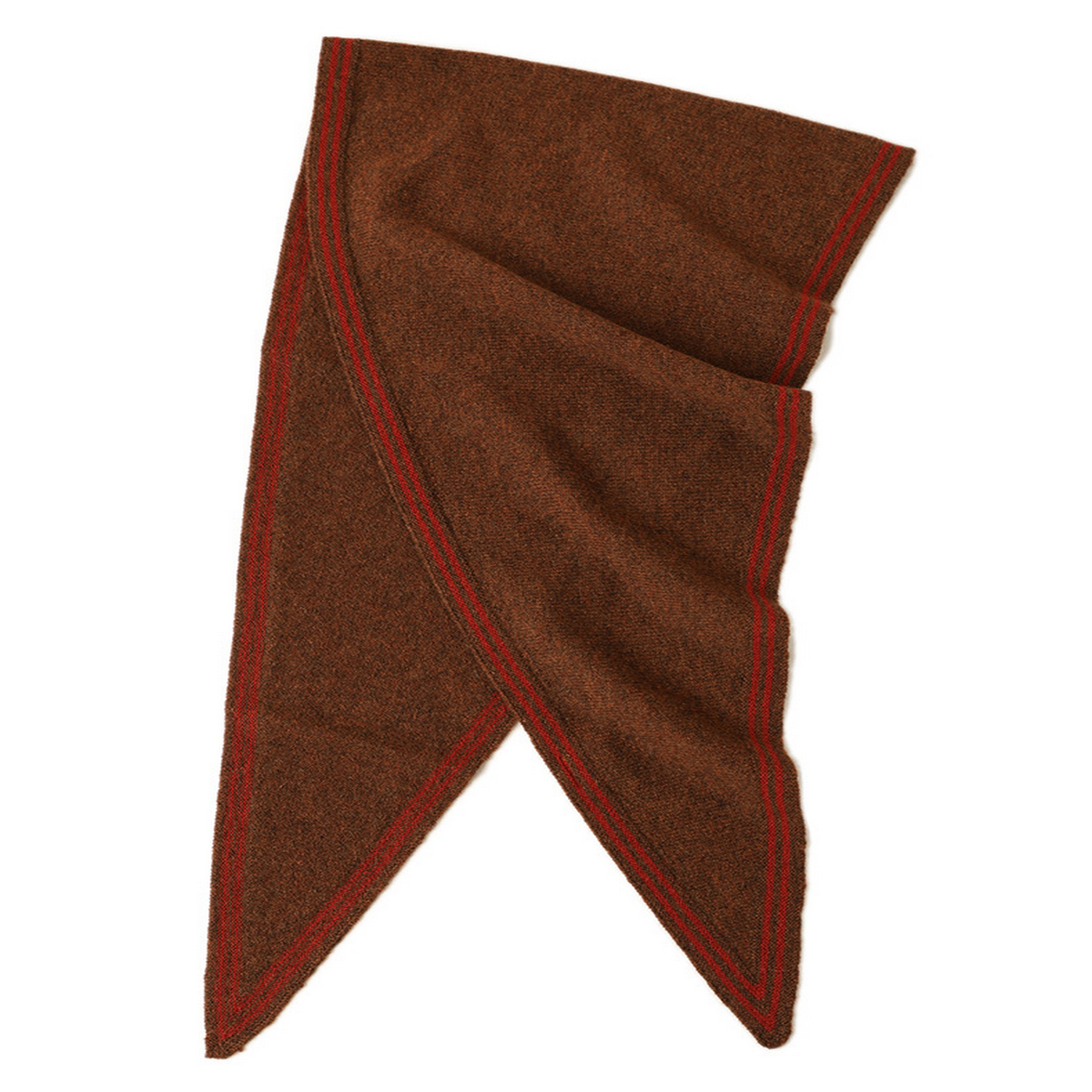 Lightweight Knit Wrap ? Soft Triangle Neck Scarf