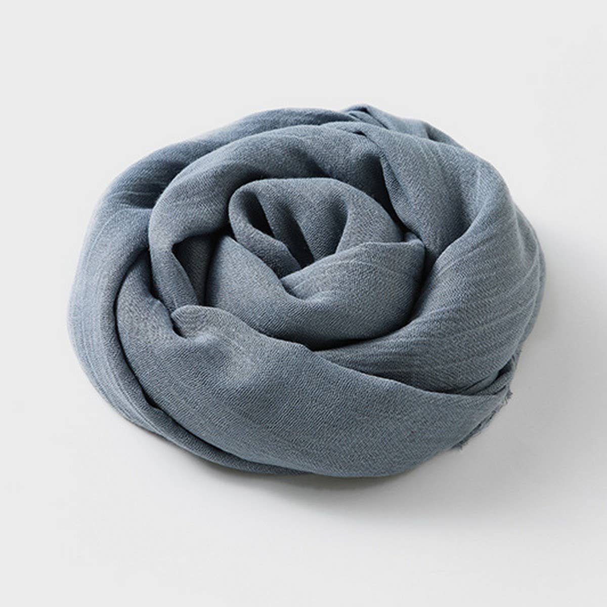 SOLID COLOR LONG LIGHTWEIGHT SCARF WRAP SHAWL_CWASC0204
