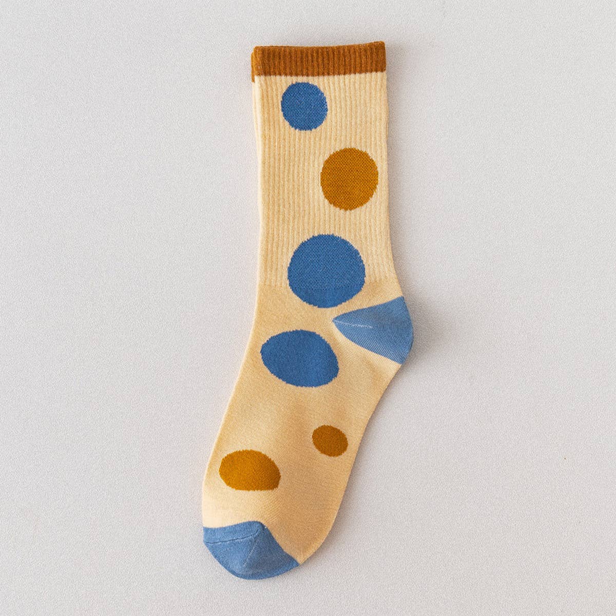 NEW CUTE BLUE PLAID SOCKS