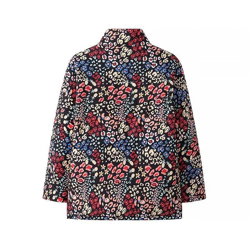 FASHION FLORAL KNITTED OLD MONEY COTTON COAT
