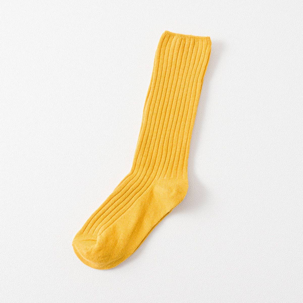 CWMS2520_AUTUMN AND WINTER SOLID COLOR MID-CALF SOCKS