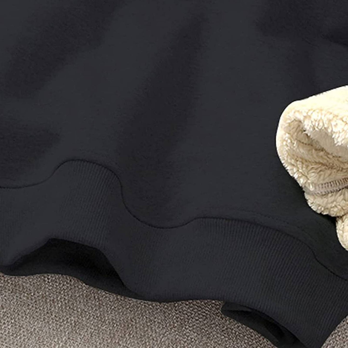 CREW-NECK THICKENED TO WEAR A BOTTOM HOODIE