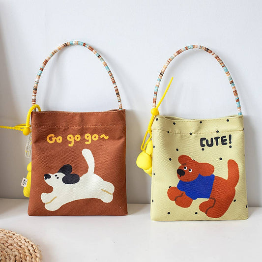 Mini Canvas Handbag for Girls, Summer Forest Style_CWAB5676