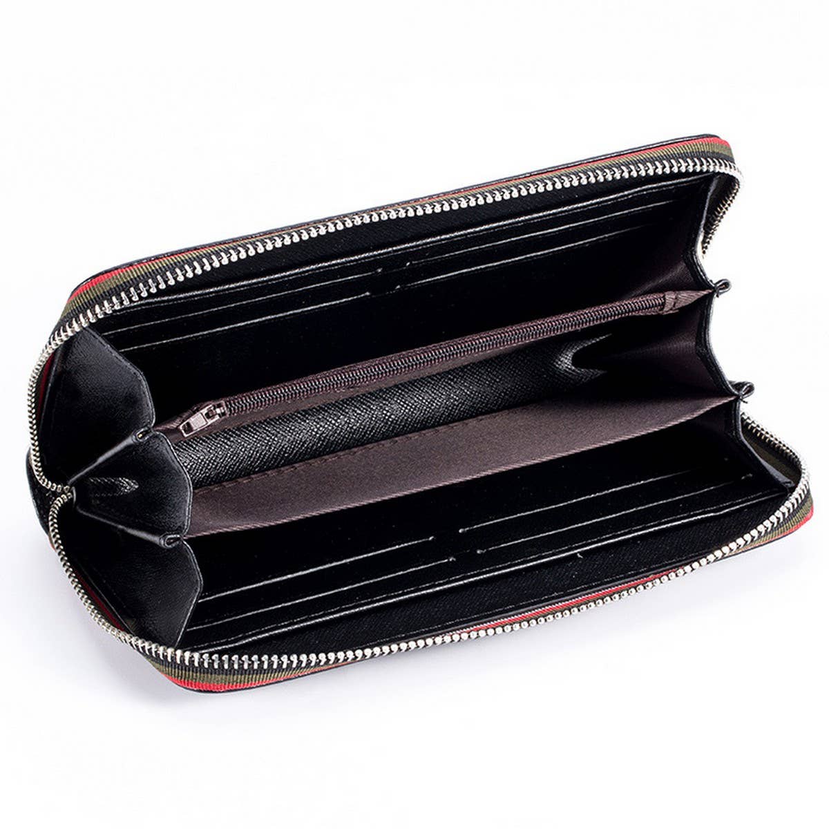 TOP LAYER COWHIDE CASUAL LONG LEATHER WALLET_CWAB3751