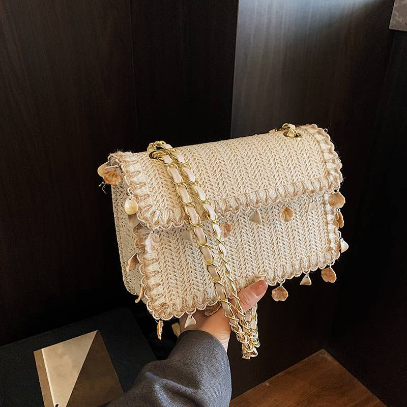 Ethnic-style artistic woven crossbody bag