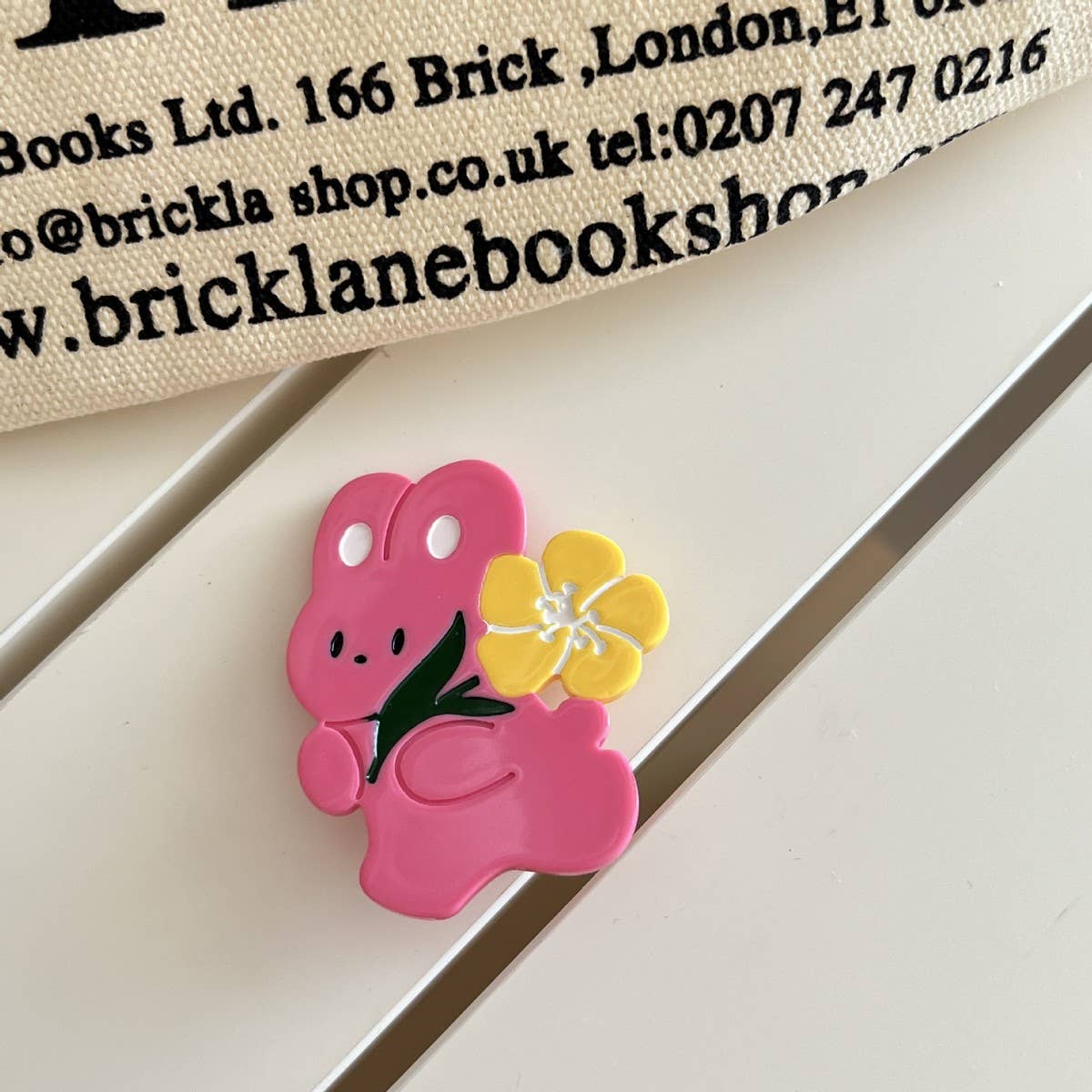 CWAHA07744_CARTOON TULIP BIRD ACETATE HAIR CLIP FOR WOMEN