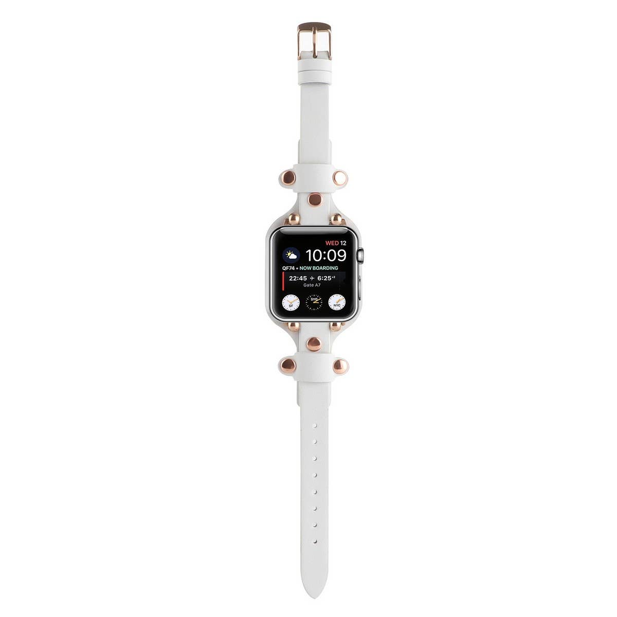 APPLE WATCH9-1 RIVET LEATHER STRAP_CWWW0044