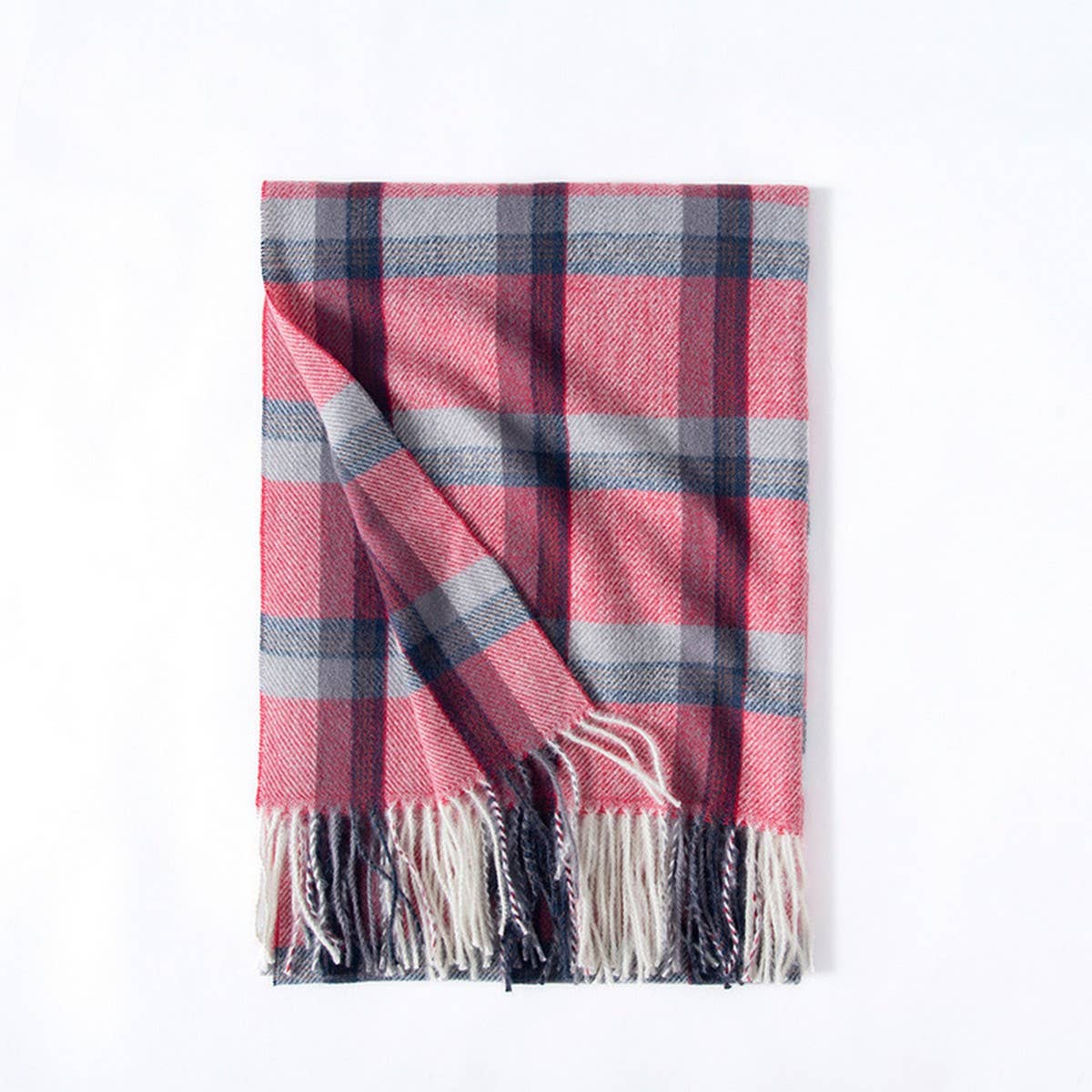 WINTER  SHAWL WRAPS BIG GRID SOFT BLANKET SCARFS