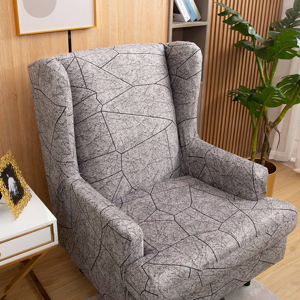 American Tiger Chair Cover, Stretch Full Wrap_CWMM8316