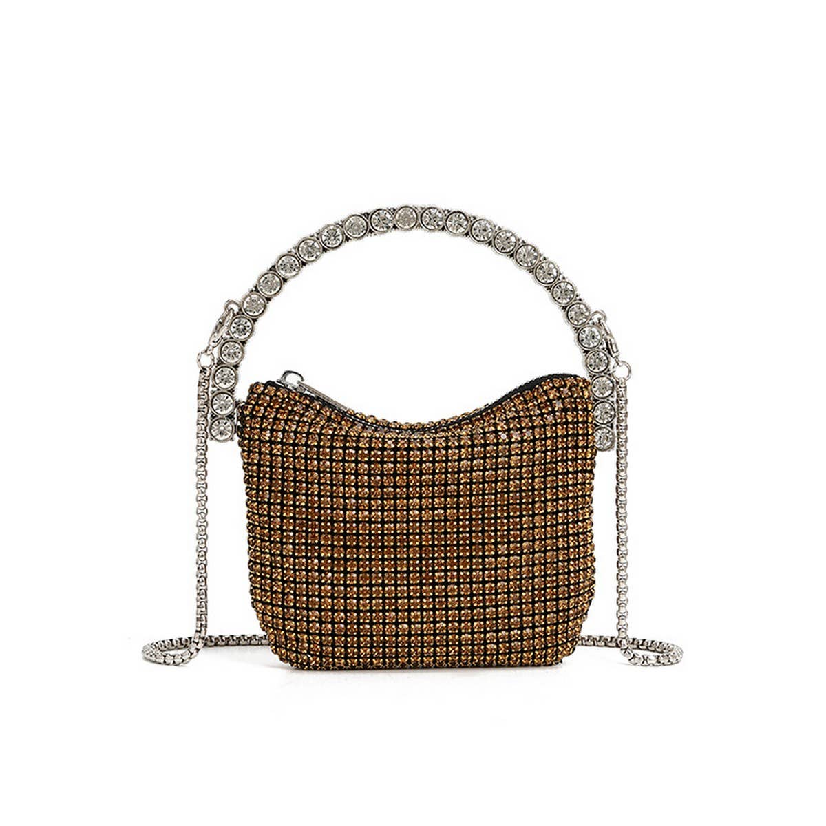 FASHIONABLE RHINESTONE TOP-HANDLE EVENING BAG_CWAB3604