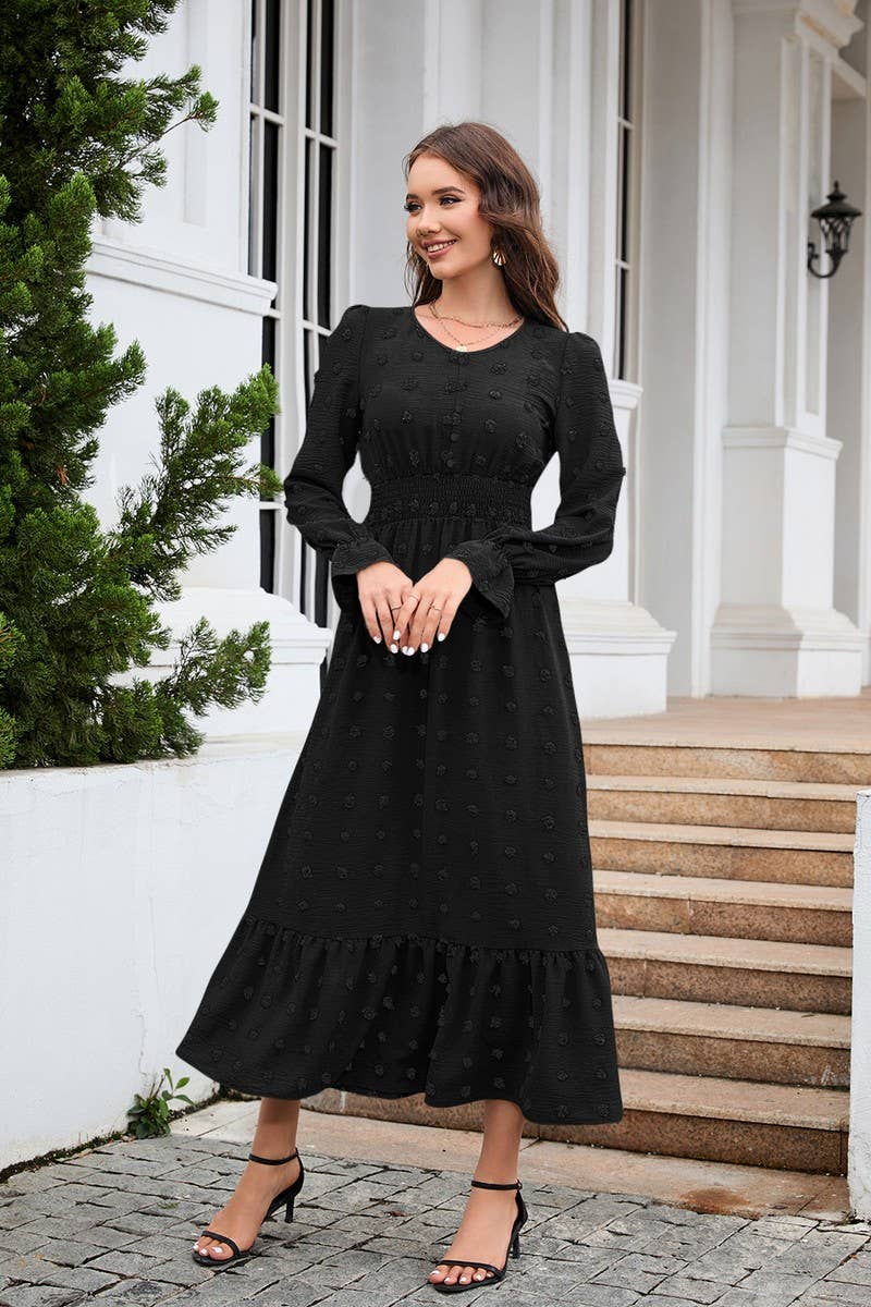 CWDMD4727_FRESH AND SWEET ALL-MATCH DRESS