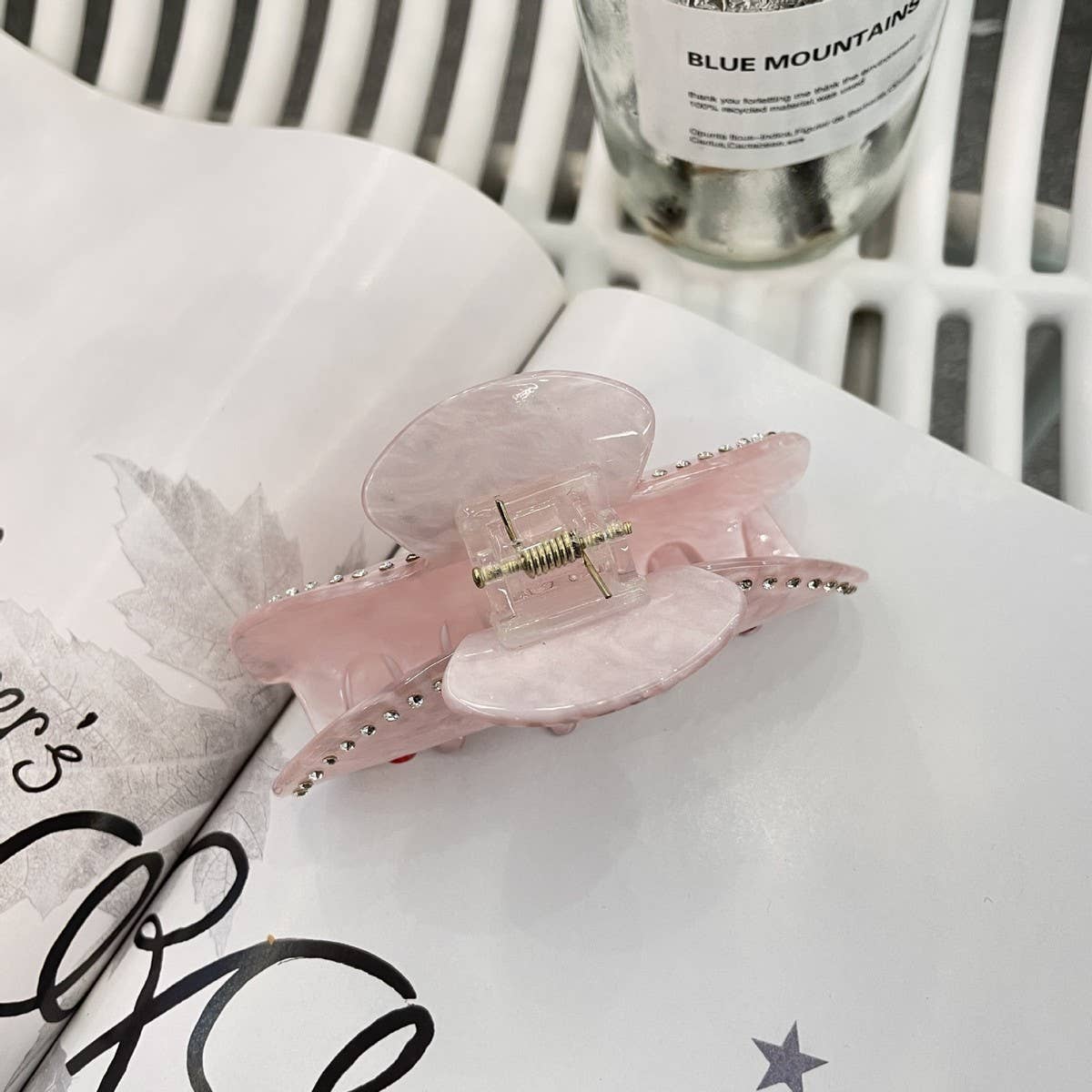 CWAHA1512_SWEET LOVE CUTE SNOWMAN HAIR CLAW CLIP