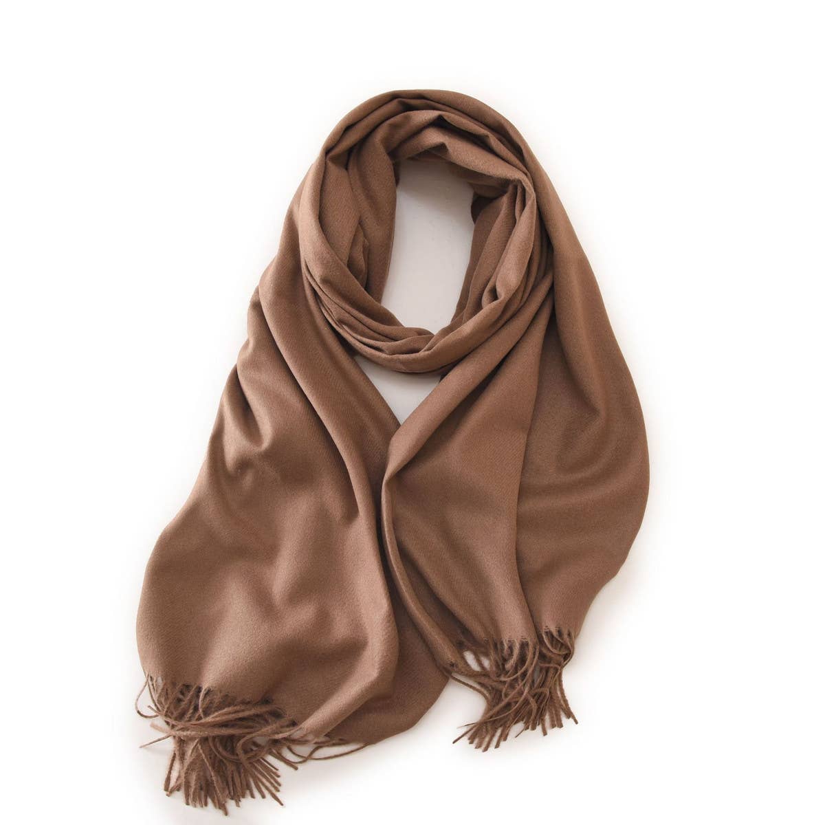 Winter Scarf Shawl - Soft Warm Fringe Design