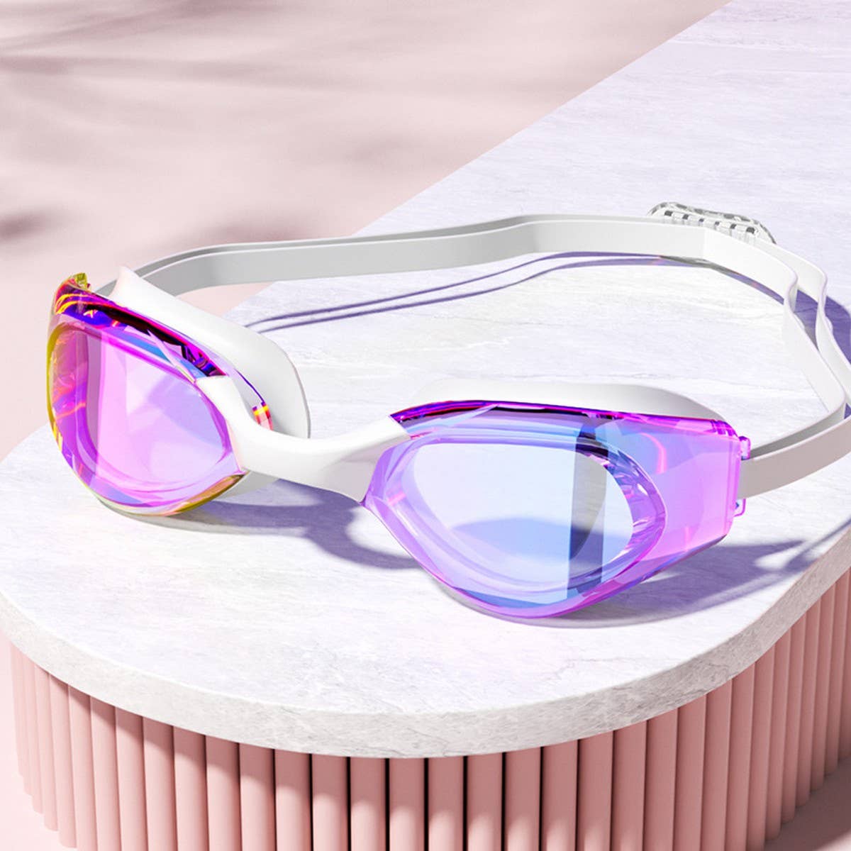 Pro Anti-Fog Swim Goggles for Adults ?“Racing Style_CWMM6637