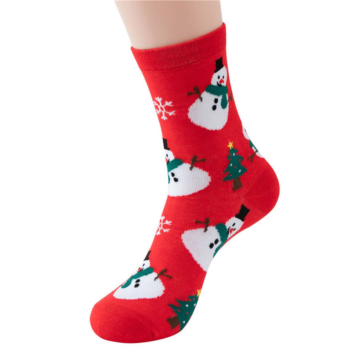 SANTA CLAUS CUTE CHRISTMAS PATTERN CREW SOCKS