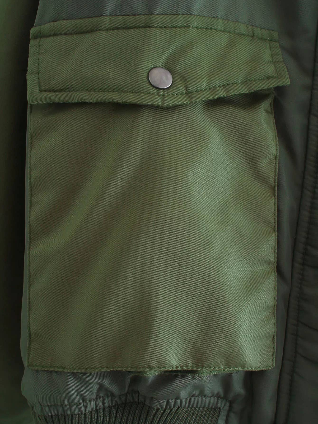 Flight jacket-style short cotton-padded jacket