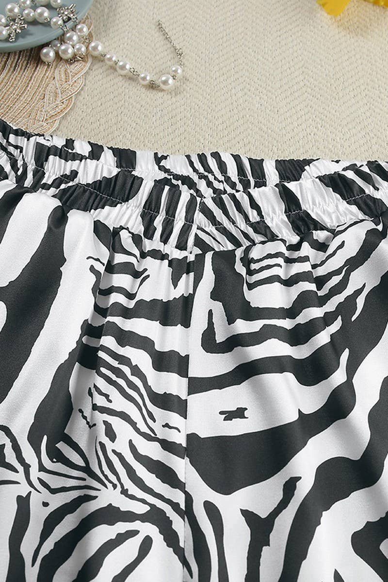 CWSPJ0101_OFF SHOULDER LONG SLEEVED PANTS PAJAMAS SET