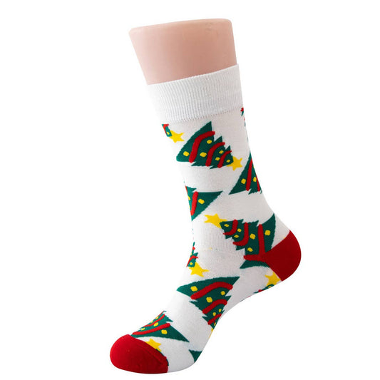 CHRISTMAS SNOWFLAKE GREEN CHRISTMAS SOCKS