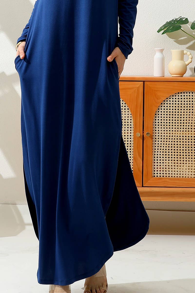 CWDMD817_OFF SHOULDER ROUND HEM MAXI DRESS WITH POCKETS