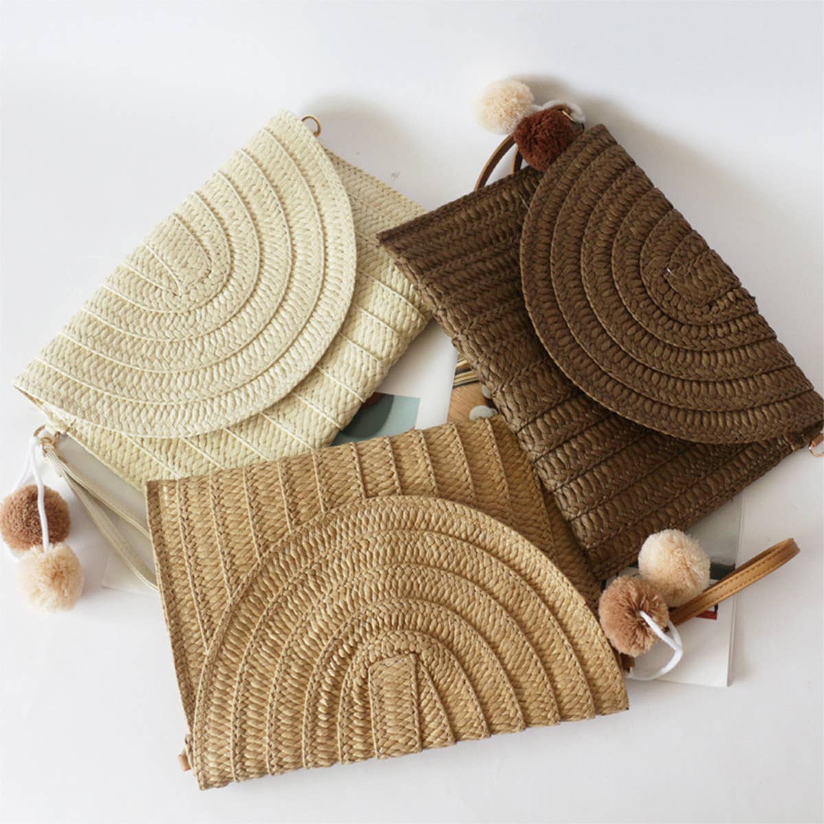 WOMEN  CASUAL SAND CLUTCHE CROSSBODY BAG_CWAB0811