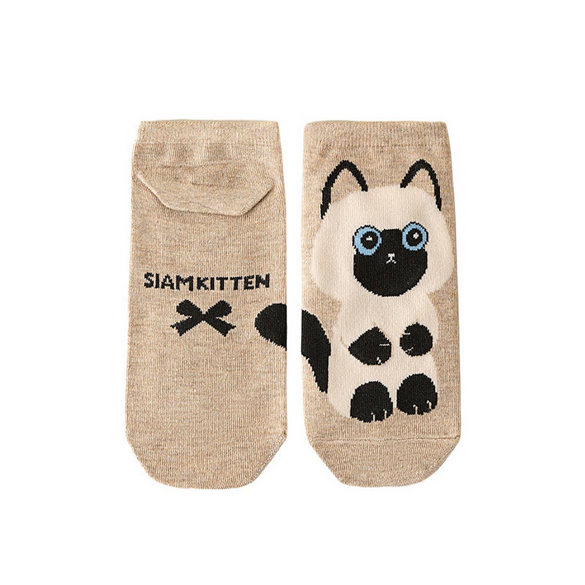 CWMS02736_WOMEN CUTE CARTOON ANKLE SOCKS KOREAN STYLE