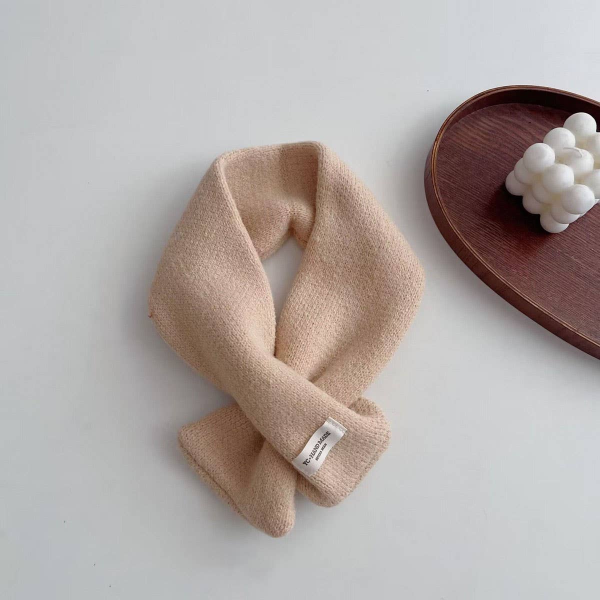 Kids Knit Scarf ? Soft Warm Cross Neck Warmer