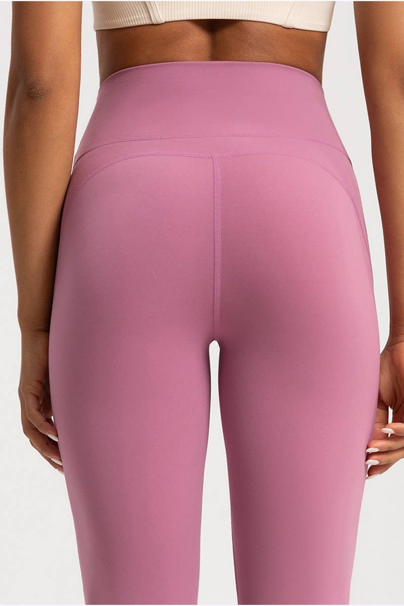 CWBLP1499_HIGH WAISTED SLIM FIT WIDE LEG SPORTS TROUSERS