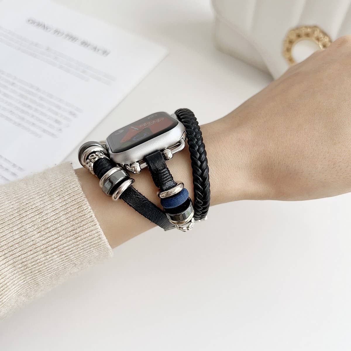 BOHEMIAN WOVEN WATCH STRAP IWATCH9-1_CWWW0037