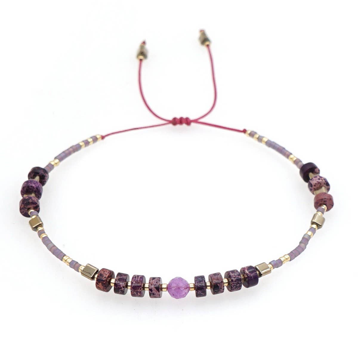HAND-WOVEN FASHIONABLE RICE BEADS BRACELET_CWAB4619