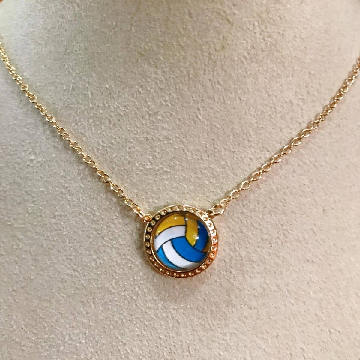 Football Basketball Small Pendants Sports Necklace