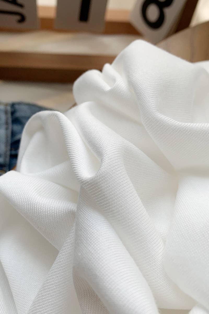 CWTTS1000_FUN CAT WHITE SHORT SLEEVED T SHIRT